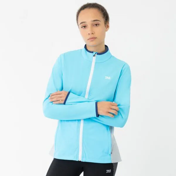 TAO Sportswear TAO Sportswear Damen Laufjacke Arista mit UV-Schutz, Blau, – Produktbild 2 von 4
