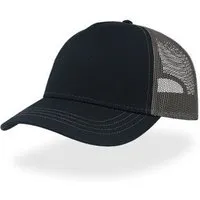 Atlantis Headwear Atlantis Headwear Freizeit-Truckercap aus recyceltem Polyester-Segeltuch, Navy/dunkelgrau, – Produktbild 1 von 1