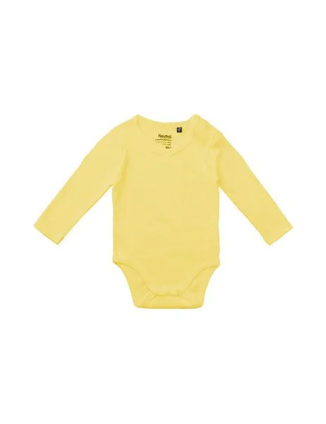 Neutral® - 3FREUNDE Neutral® - 3FREUNDE Body Langarm, Dusty yellow, – Produktbild 1 von 2
