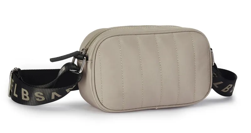 Elbsand Elbsand Umhängetasche Minibag, Crossbody Bag, Damentasche, Schultertasche, Handtasche Damen zum Umhängen aus weichem Material mit Steppung VEGAN, Beige, – Produktbild 2 von 5
