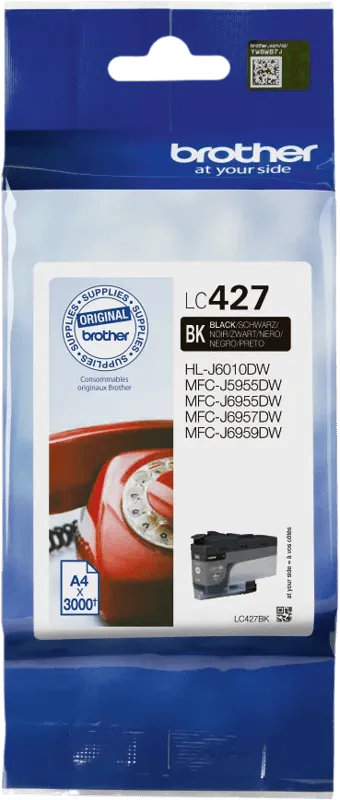 Brother Brother Tintenpatrone LC-427BK schwarz – Produktbild 2 von 5