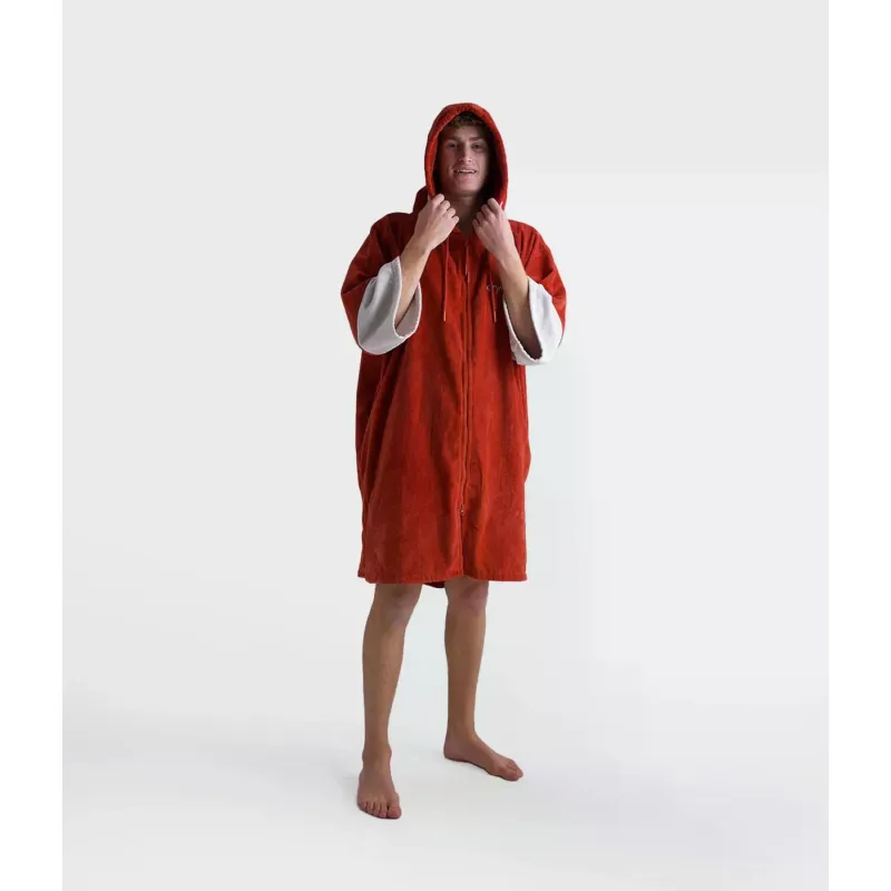 Dryrobe Zip-Poncho mit Kapuze Dryrobe, Orange, – Produktbild 1 von 1