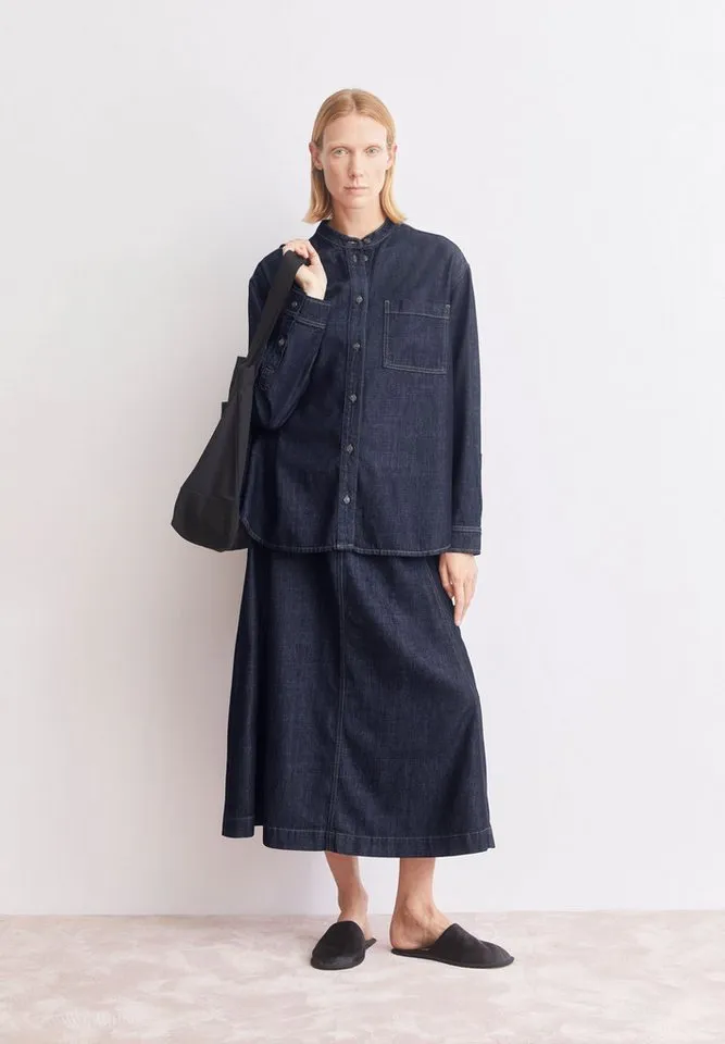 ARMEDANGELS ARMEDANGELS Langarmbluse LOOSE DENIM Bluse aus Bio-Baumwoll Mix Loose Fit – Produktbild 5 von 5