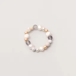 fejn jewelry fejn jewelry Ring 'winter pearl' mit Süsswasserperlen und Halbedelsteinen – Produktbild 1 von 1