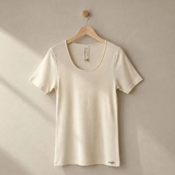 comazo|earth comazo|earth Fairtrade Pure Cotton Shirt kurzarm | GOTS zertifiziert, Bio-natur, – Produktbild 5 von 6