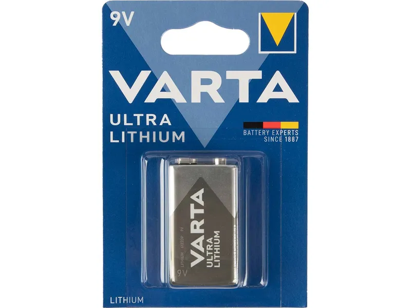 Varta Varta Lithium-Batterien 'Ultra' E-Block, 6FR61, 9 V – Produktbild 2 von 5