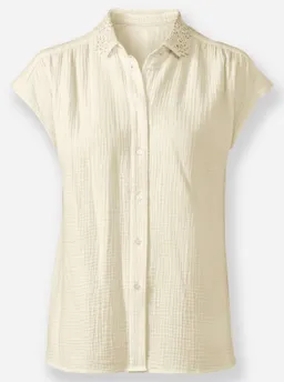 Witt Baumwollbluse champagner – Produktbild 1 von 1