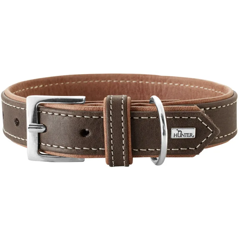 Hunter Hunter Halsband Porto 60 cm, Dunkelbraun, – Produktbild 1 von 2