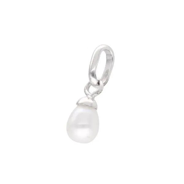 pakilia pakilia Silber Kette Tropf förmige Perle Fair-Trade und handmade – Produktbild 2 von 4