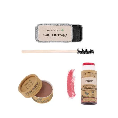 WE LUV ECO WE LUV ECO BEGINNER – Zero Waste Make Up Set, Fiery (rotpink), – Produktbild 1 von 1