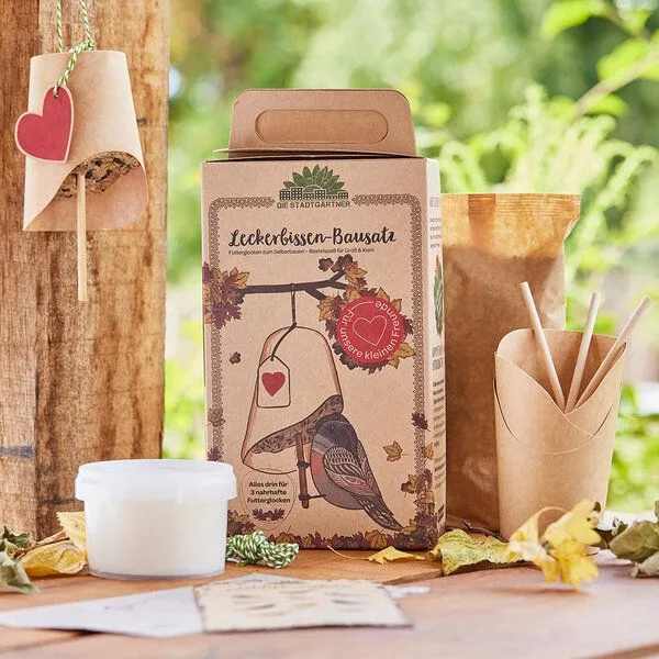 Die Stadtgärtner Die Stadtgärtner Futterglocken für drei Meisenknödel – Produktbild 1 von 4