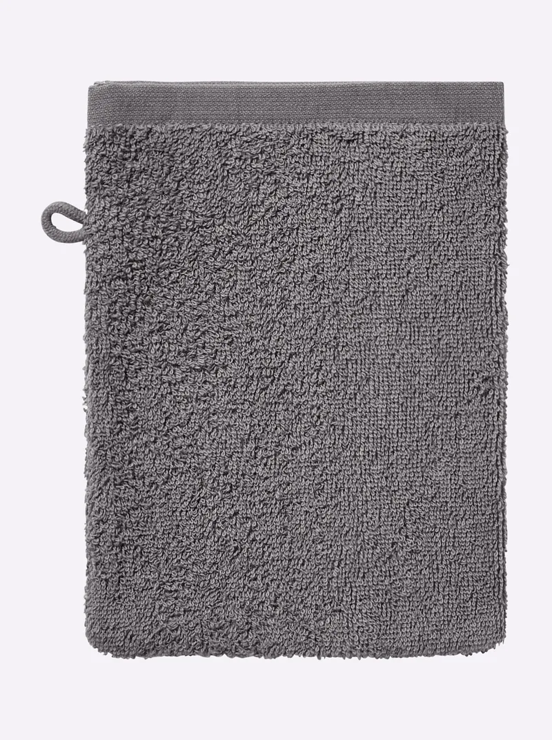 wäschepur Handtuch grau, Grau, – Produktbild 1 von 3