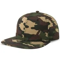 Atlantis Headwear Atlantis Headwear Basecap Kappe Cappy Atlantis Streetwear-Style Flacher Schirm mit Kunststoffverschluss Snap Back – Produktbild 1 von 1
