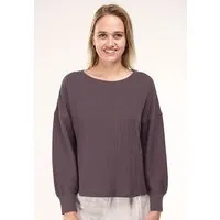 Alma & Lovis Alma & Lovis Shirt im Sweatstil aus feinem Rippen-Jersey | Rib Blouse – Produktbild 1 von 1