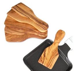 Olivenholz erleben Olivenholz erleben 6er Set Raclette-Schieber inkl. 6 Untersetzer – Produktbild 1 von 1