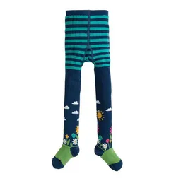 Frugi Frugi Strumpfhose Space Blue/Flower Garden – Produktbild 1 von 1