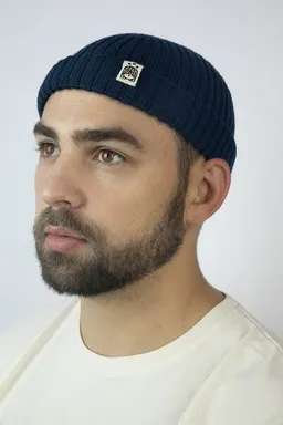 Fisherman Strickmütze aus Merinowolle, ohrenfrei Unisex Kiwistories – Produktbild 1 von 1