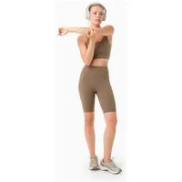 ORGANICATION ORGANICATION LESSLEY | Biker-Shorts aus recyceltem Polyamid, Gravel, – Produktbild 1 von 1