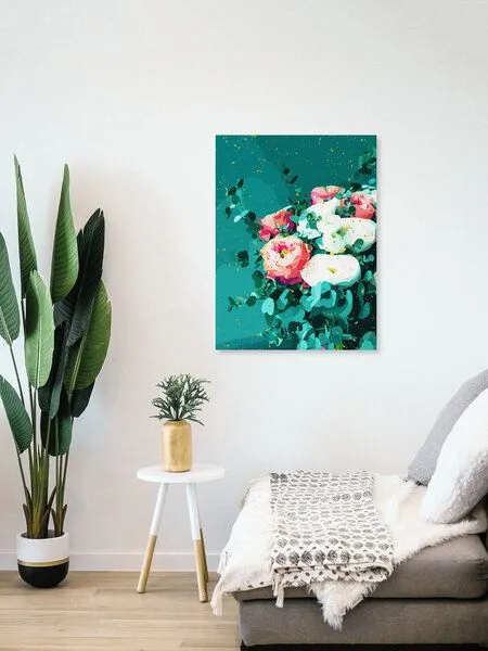 Photocircle Photocircle Poster / Leinwandbild - Floral & Confetti – Produktbild 4 von 4