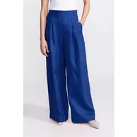 De IONESCU De IONESCU Damen vegan Hose Mit Hoher Taille Deva Royal Blue – Produktbild 1 von 1
