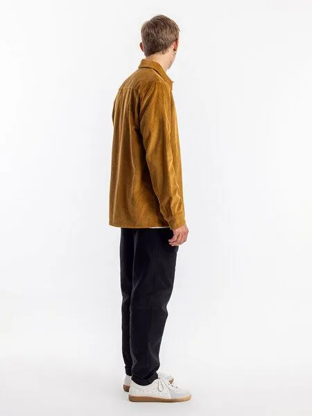 Rotholz Rotholz Kord Hemd - Casual Shirt - aus biologisch angebauter Baumwolle, Toffee (braun), – Produktbild 3 von 4
