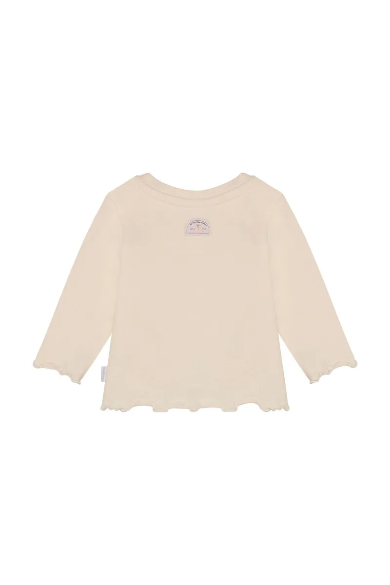 Noppies Baby Langarmshirt, Beige, – Produktbild 4 von 4