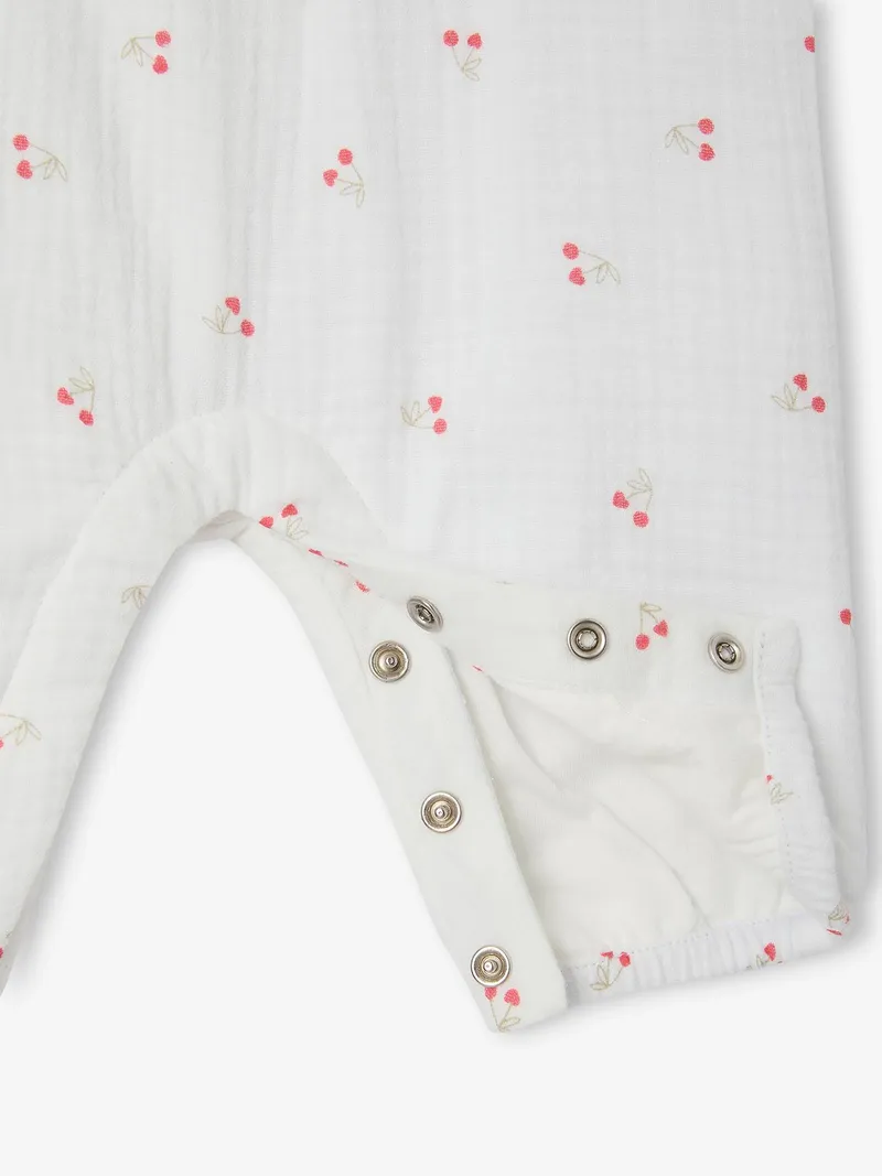 Vertbaudet Mädchen Baby Overall, Beige, – Produktbild 2 von 3