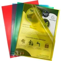 Exacompta 25 Exacompta Sichthüllen "Forever" Recycling-PP, DIN A4, 120µ, genarbt, farbig sortiert – Produktbild 1 von 1