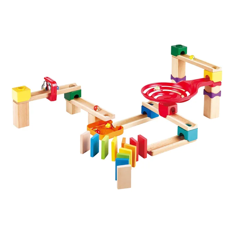 Hape Hape Murmelbahn mit Domino zweispurig, Mehrfarbig, – Produktbild 2 von 3