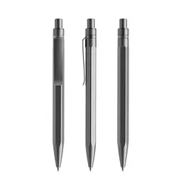 prodir prodir QS50 Stone PQS Push Kugelschreiber, Graphite-Graphite satin finish – Produktbild 1 von 1