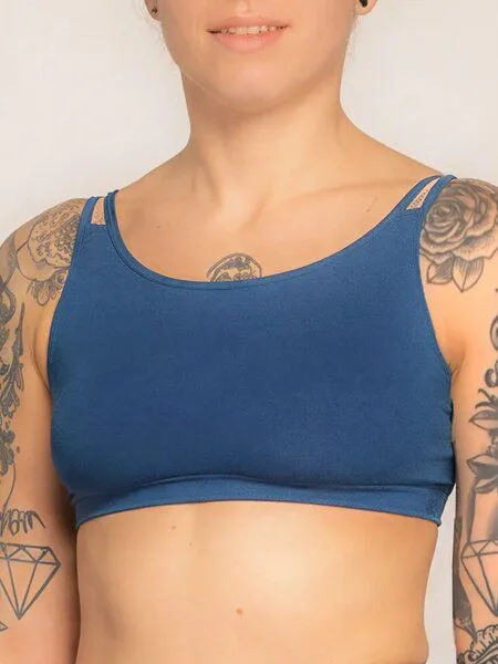 nice to meet me nice to meet me Breathe Bra, Star blue, – Produktbild 1 von 5