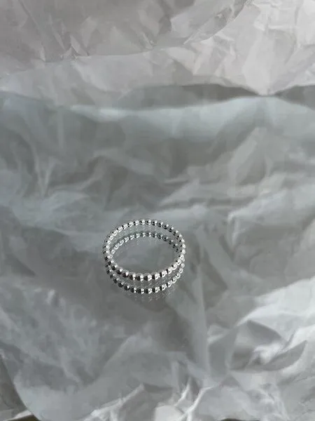 noemvri fashion label noemvri fashion label Kugelring, Silber, – Produktbild 2 von 4