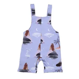 Walkiddy Latzstrampler Lila Meerjungfrauen-Allover Bio-Baumwolle GOTS – Walkiddy – Produktbild 1 von 1