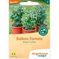 Bingenheimer Saatgut bingenheimer saatgut Bio-Samen Balkon-Tomate "Bogus Fruchta", 1 Stk. – Produktbild 1 von 1