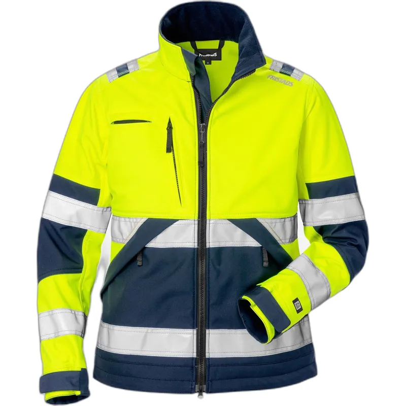 Fristads Wasserdichte High Vis Jacke Damen Fristads 4183 WYH, Jaune, – Produktbild 2 von 2