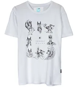Gary Mash GARY MASH Shirt Sommerfuchs aus Biobaumwolle Weiß – Produktbild 1 von 1