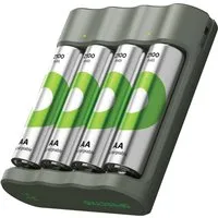GP Battery GP Battery 4 Akkus 2.100 mAh inkl. Gratis 4-Port USB Ladegerät "B441" – Produktbild 1 von 1