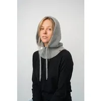 Kopyto Kopyto Feinstrick Balaclava CAPYBARA Plüsch Wollkapuze 100% Merinowolle RWS-zertifiziert Eco, Grau, – Produktbild 1 von 1