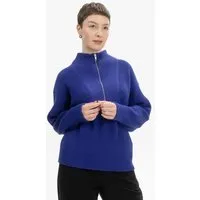 MELA MELA Rippstrick Troyer Style KIMAYA aus 100% Bio-Baumwolle, Bold blue, – Produktbild 1 von 1