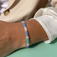 juni juni Breites Perlenarmband "Primavera" in Pastell Tönen – Produktbild 1 von 1