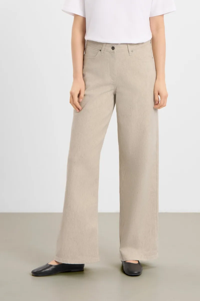 LAURIE LAURIE Damen vegan Hose Carol Loose Grau Sand, Beige, – Produktbild 2 von 2