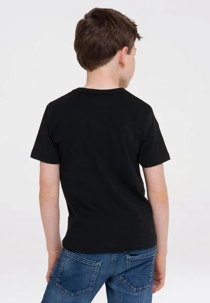LOGOSH!RT LOGOSH!RT Ghostbusters - Keine Geister - Logo - Organic - Bio T-Shirt Print - Kinder, Schwarz, – Produktbild 4 von 4
