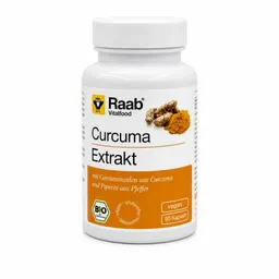 Raab Vitalfood Curcuma Extrakt bio (90 Kapseln) – Produktbild 1 von 1