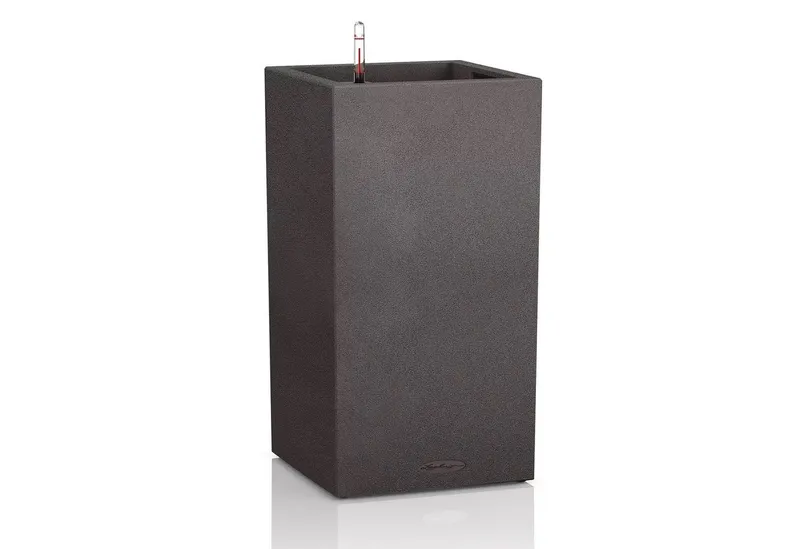 Lechuza® Lechuza® Pflanzkübel Pflanzsäule Canto Stone 30 high graphitschwarz (Komplettset), Schwarz, – Produktbild 2 von 6