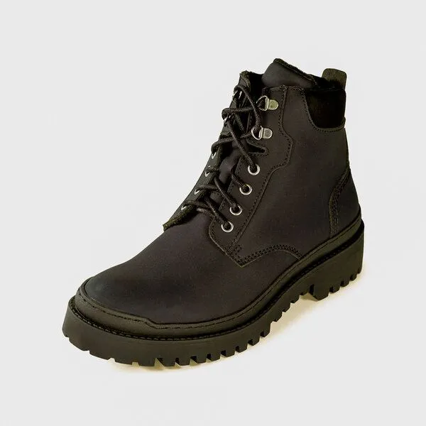 Fairticken Fairticken Gefütterte vegane Winterstiefel GORDO II Men, Schwarz, – Produktbild 2 von 4