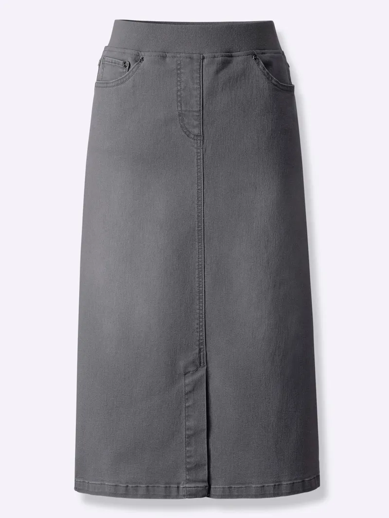 Witt Jeansrock grey-denim, Grey-denim, – Produktbild 1 von 2