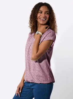 Witt Kurzarmshirt kirsche-ecru-bedruckt – Produktbild 1 von 1