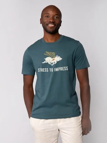 watapparel watapparel T-Shirt Unisex Stress to impress, Stargazer, – Produktbild 1 von 3
