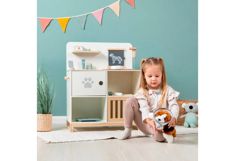 MUSTERKIND MUSTERKIND Spielzeug-Arztkoffer Tierarzt-Center Thymus, Weiß, – Produktbild 5 von 5