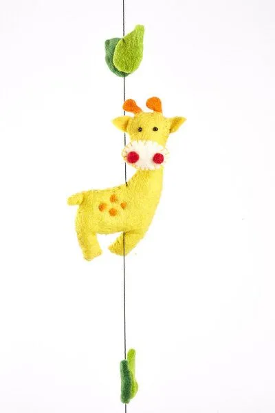 short'n'pietz short'n'pietz Langes Mobile mit Giraffen, handgefilzt – Produktbild 2 von 3
